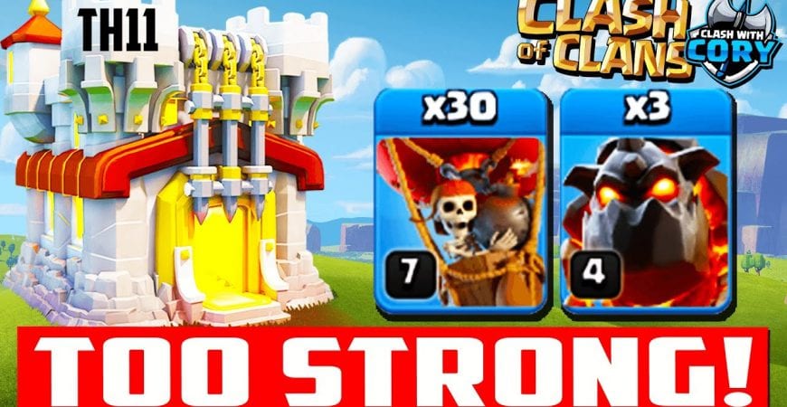 TH 11 LAVALOON IS INSANELY STRONG ! Best Town Hall 11 LaLo Attack Strategies in 2020 CLASH OF CLANS by Clash With Cory