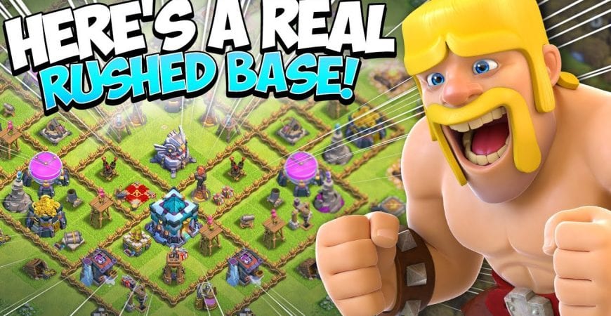 Smartest Rushed Player in the Game! Fix that Rushed Base in Clash of Clans by Kenny Jo