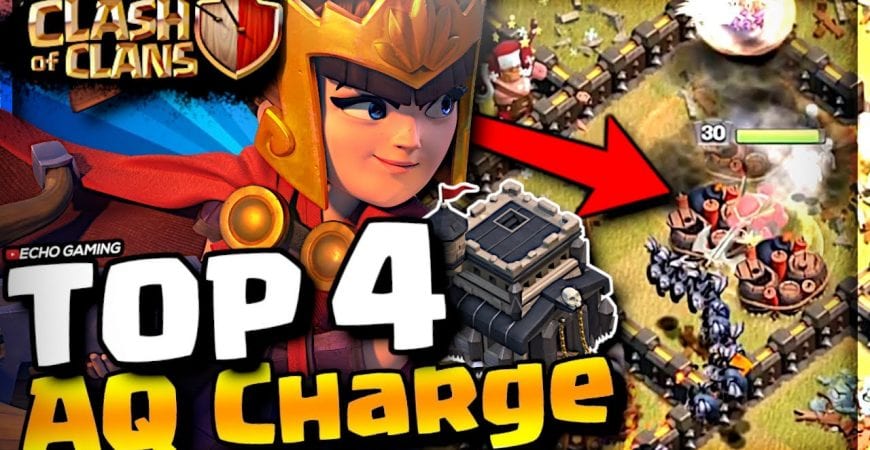 Top 4 Queen Charge LaLo Attacks – TH9 Clash of Clans by ECHO Gaming