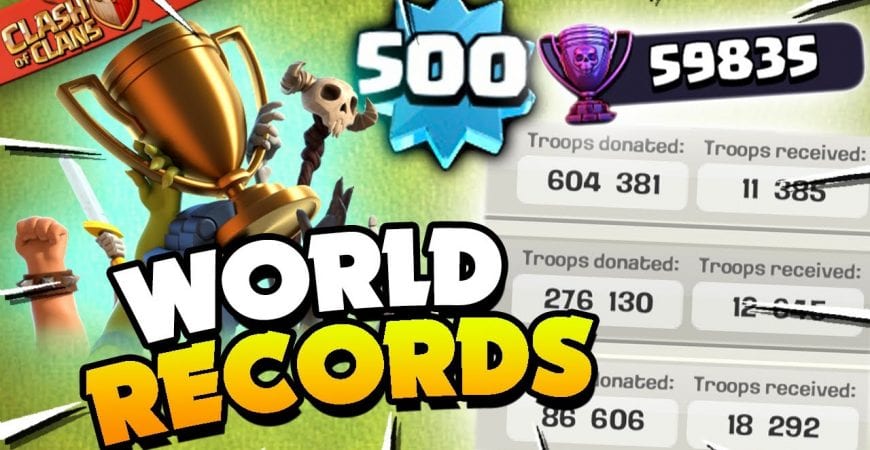 Clash of Clans World Records! by Judo Sloth Gaming