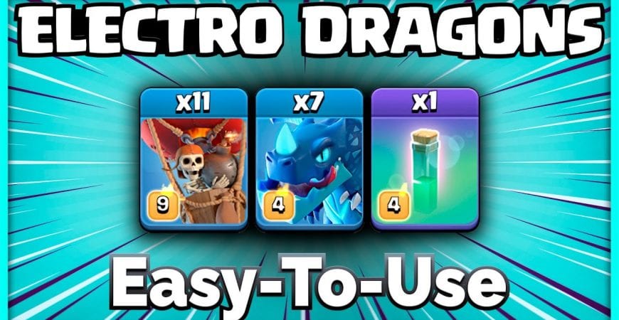 ELECTRO DRAGON ATTACK TH13 | Too Easy So Much Power!  by @KagzGaming