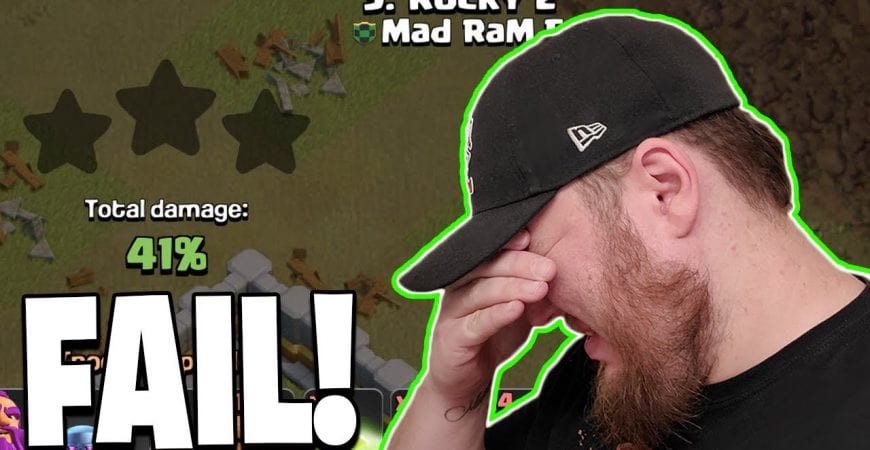 MY MOST EMBARASSING ATTACK EVER IN CLASH OF CLANS featuring @Clash with Eric – OneHive by Clash Bashing!!