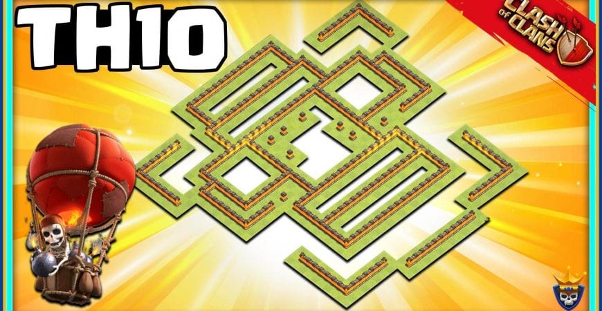 NEW BEST TH10 War Base 2020 with Copy Link by @KagzGaming