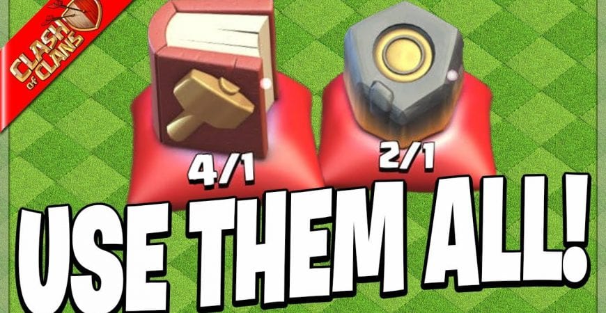 POPPING RUNES OF GOLD AND BOOKS OF BUILDING! – Clash of Clans by Clash Bashing!!