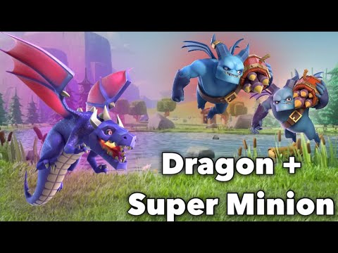 Dragon – Super Minion Hybrid Attack Strategy! Clash of Clans by Bisectatron Gaming