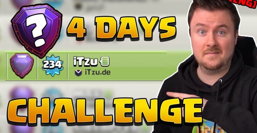 4 Days PUSH Challenge | How many Trophies do we have at the end ? | #clashofclans by iTzu [ENG] – Clash of Clans