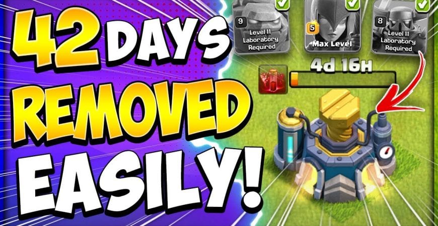 4 Laboratory Upgrades in 2 Minutes! How to Max Troops Fast at TH12 in Clash of Clans by Kenny Jo