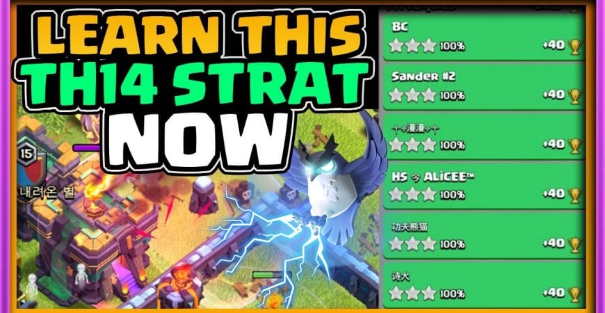 NEVER FAIL WITH THIS NEW TH14 ATTACK STRATEGY! | town hall 14 attack strategy | Legend League by Deja Vu Gaming