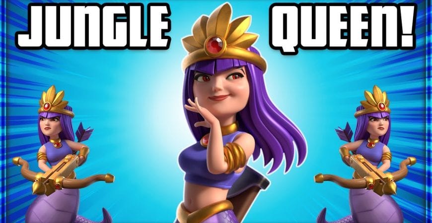 NEW JUNGLE QUEEN HERO SKIN!!! JUNE GOLD PASS | Clash of Clans by Sir Moose Gaming