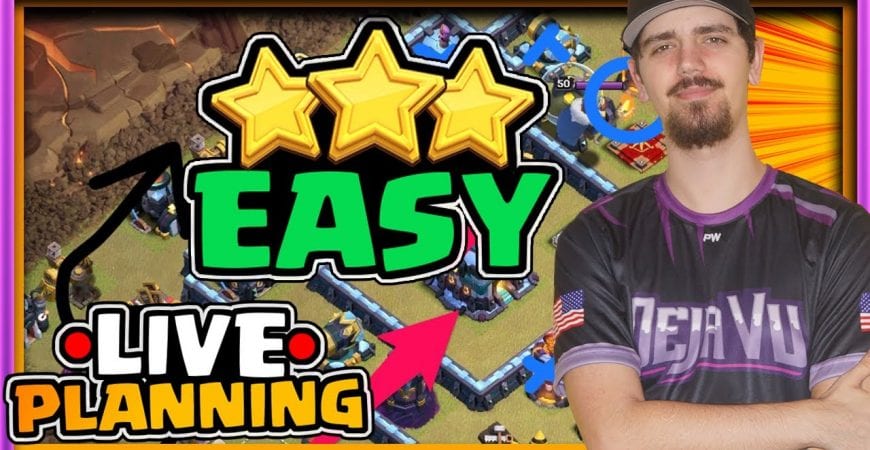 LIVE PLANNING & ATTACKS! EASIEST TH13 ATTACK STRATEGY! | BEST town hall 13 attack strategy | by Deja Vu Gaming