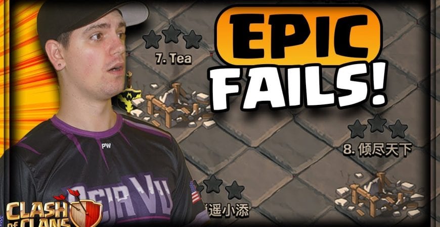 FUNNIEST FAILS IN CLASH OF CLANS HISTORY! by Deja Vu Gaming