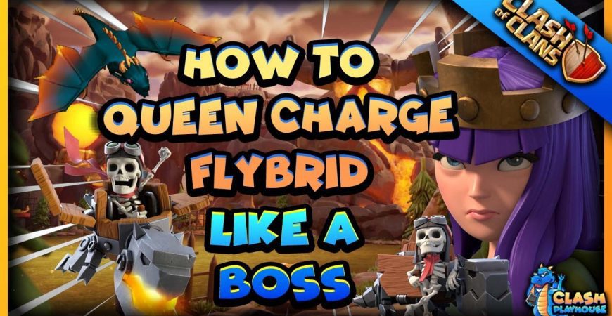 Queen charge Dragon Dragon Rider | Clash of Clans by Clash Playhouse
