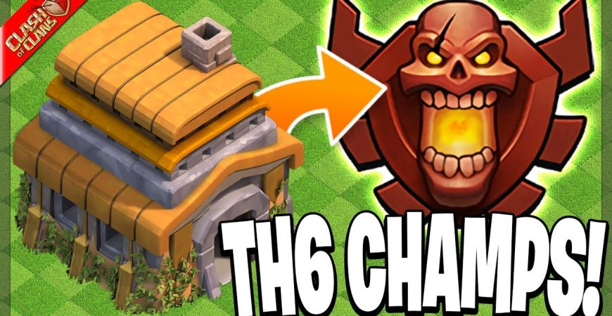 My Town Hall 6 is in Champs League! (Clash of Clans) by Clash Bashing!!