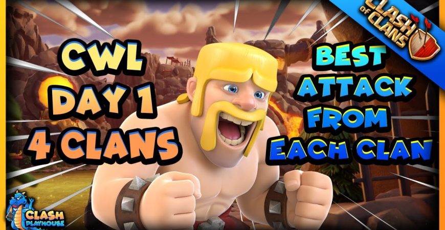 My favorite attack from each of our clans on CWL Day 1 | Clash of Clans by Clash Playhouse