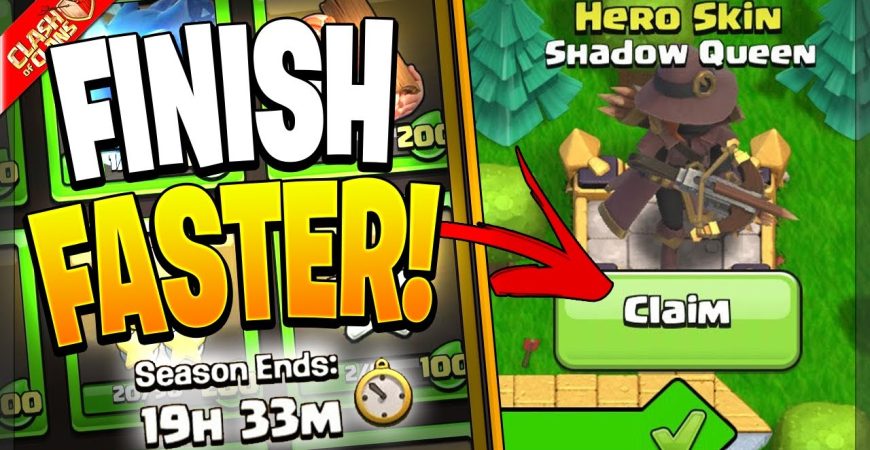 HOW TO COMPLETE THE GOLD PASS FASTER! (Clash of Clans) by Clash Bashing!!
