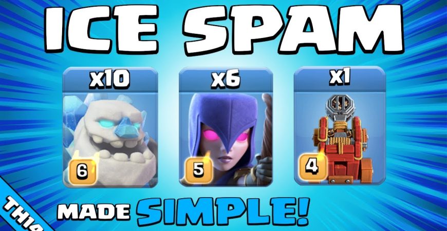 THIS ICE GOLEM + FLAME FLINGER ATTACK IS INSANE!!! TH14 Attack Strategy | Clash of Clans by Sir Moose Gaming