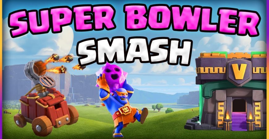 Super Bowler Smash With Flame Flinger Easily CRUSHES Every Base! Clash of Clans TH14 by Big Vale