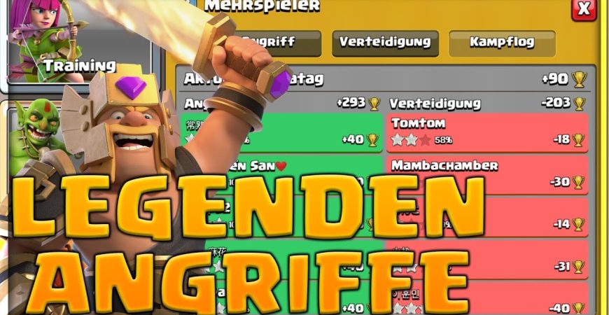 Schneetag Herausforderung + Legenden Angriffe | Clash of Clans LIVE by Noobs iMTV – Clash of Clans