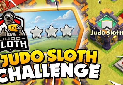 Easily 3 Star the Judo Sloth Challenge (Clash of Clans) by Judo Sloth Gaming