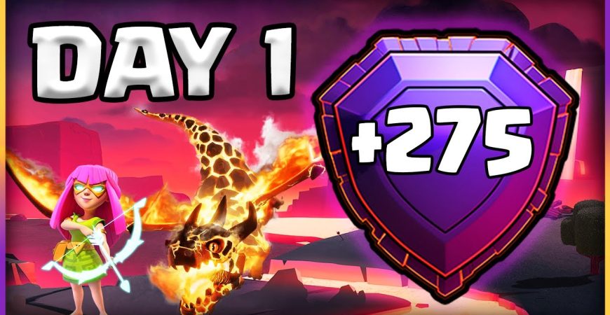 Super Dragons With Super Archer Blimp Gets +275 in Legends League!! Clash of Clans TH14 by Big Vale