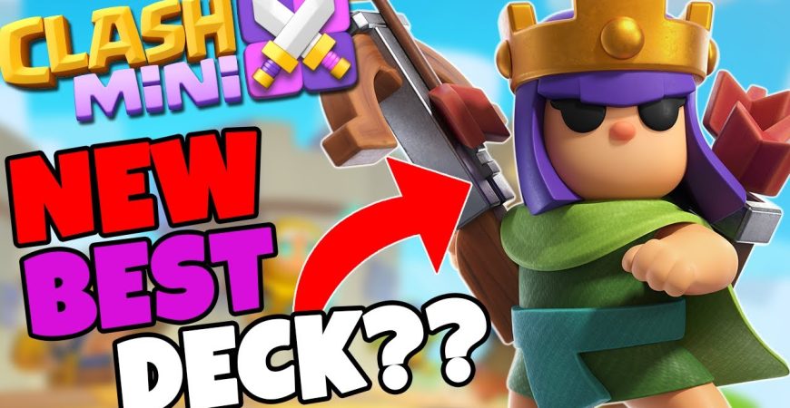 IS THIS THE BEST CLASH MINI DECK? Archer Queen Clash Mini Gameplay by GazTommo