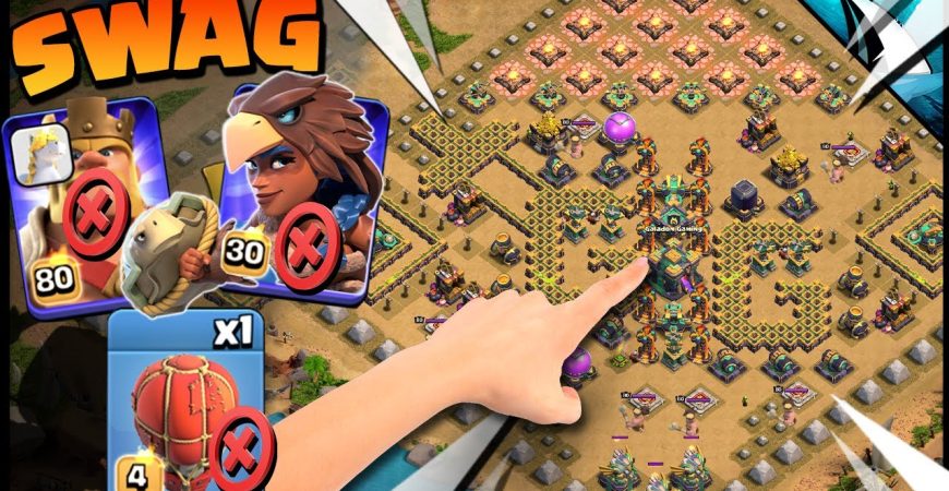 Swag NEW RC, Clan Castle & King in this Challenge in Clash of Clans! by CarbonFin Gaming
