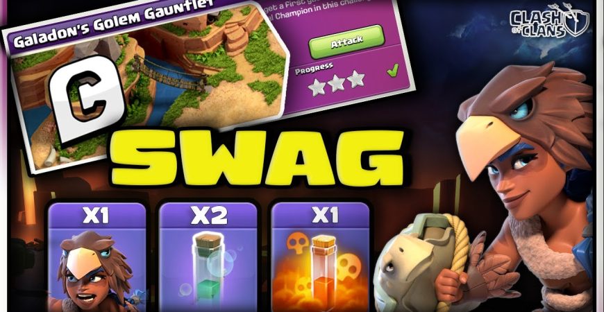 GALADON’S Challenge 3 star with SWAG RC & SPELLS! New RC skin and Scenery in Clash of Clans by Suzie Gaming