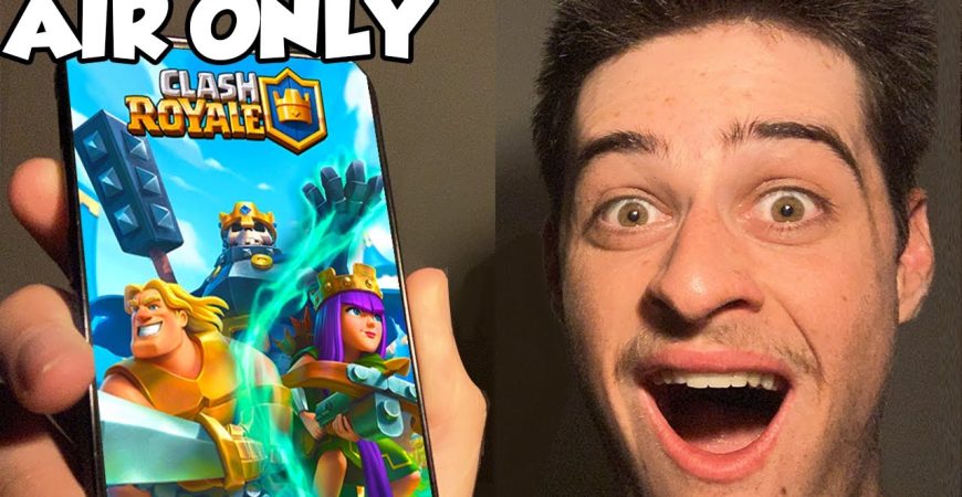 Beating Clash Royale With Only Flying Cards by KFC CLASH