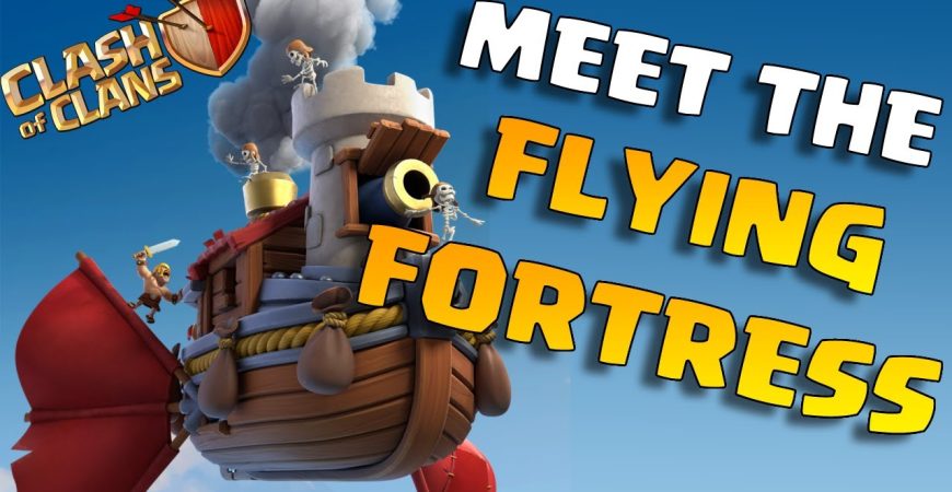 Clash of Clans Capital: Flying Fortress by CGamer76