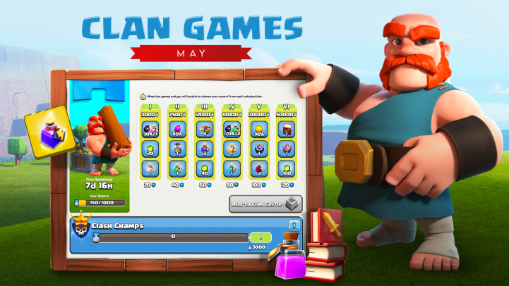 Clan Game Rewards 22-28 May!