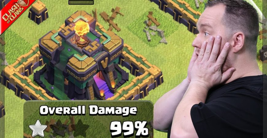 The Closest 99% 1 Star in Clash of Clans HISTORY! by Clash Bashing!!