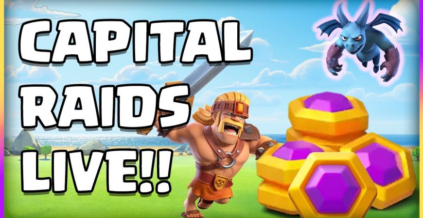 LIVE Clan Capital Raids from Wargmongers!! Clash of Clans by Big Vale