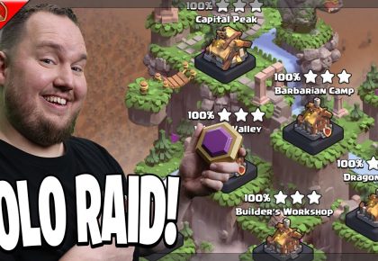 How Many Attacks to Complete a Raid by MYSELF? – Clash of Clans by Clash Bashing!!