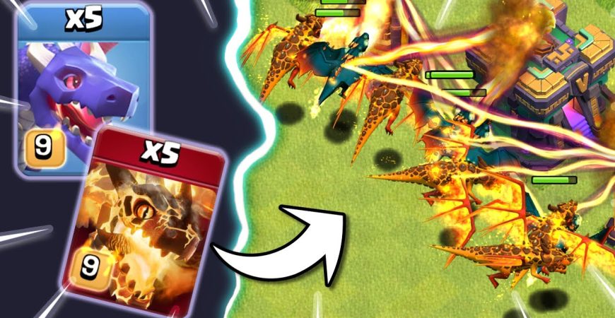 This SUPER DRAGON Attack is EPIC!!! TH14 Attack Strategy | Clash of Clans by Sir Moose Gaming