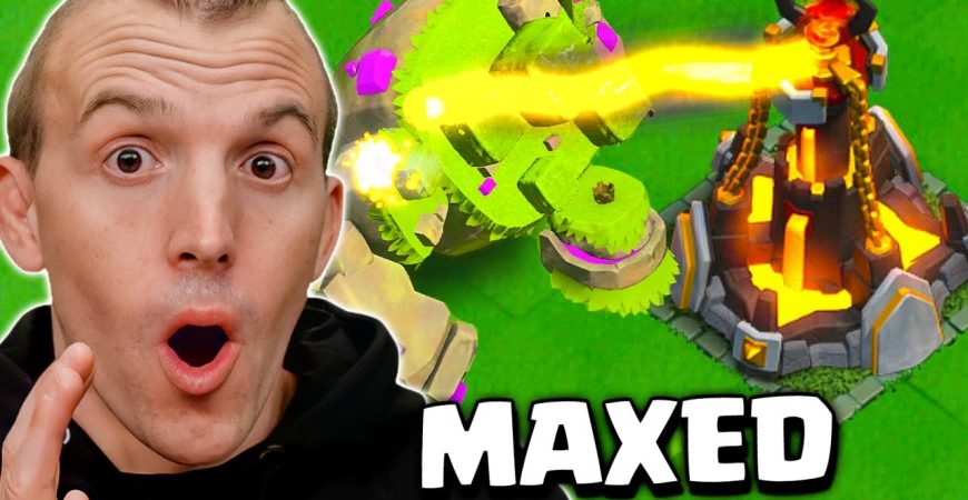 Maxed Mountain Golem Gameplay (Clash of Clans) by Judo Sloth Gaming