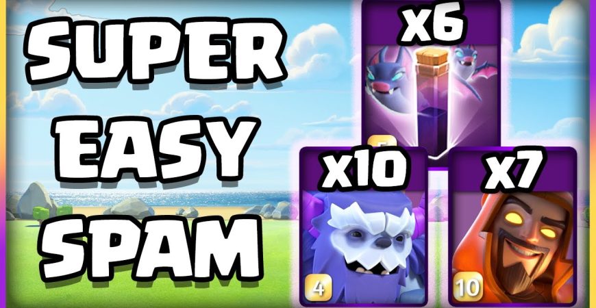 Yeti Bat Ground Spam Crushes ANY Base!! Clash of Clans TH14 by Big Vale