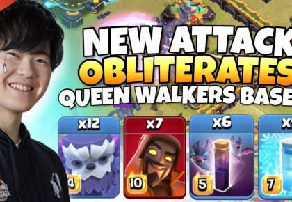 QUEEN WALKERS bases didn’t stand a chance against NEW TH14 Yeti Bat attack! Clash of Clans by Clash with Eric – OneHive
