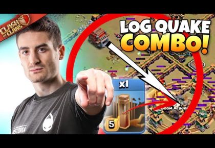 PROs get MAX log value by adding 1 QUAKE! 200 IQ Attacks! Clash of Clans by Clash with Eric – OneHive