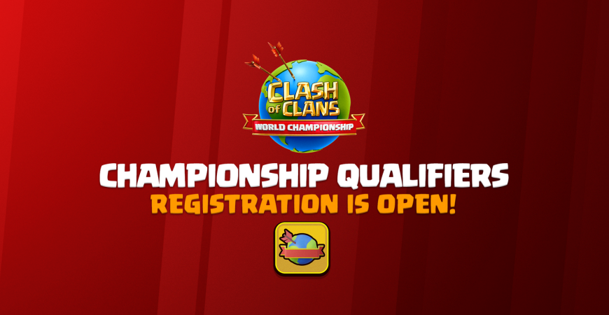 CHAMPIONSHIP QUALIFIERS REGISTRATION NOW OPEN! by Esports Clash of Clans