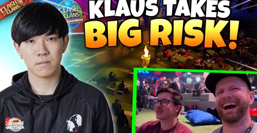 Klaus uses RISKY 2 Healer Queen Charge and Eric&Lex React! | Clash of Clans World Championship by Clash with Eric – OneHive