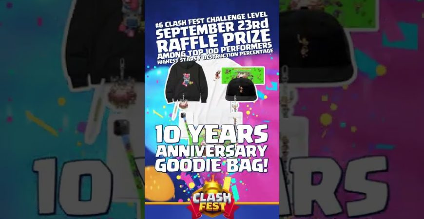 Clash Fest Week 3 – Two New Challenges to win cool goodie bags! 😎 by Clash of Clans