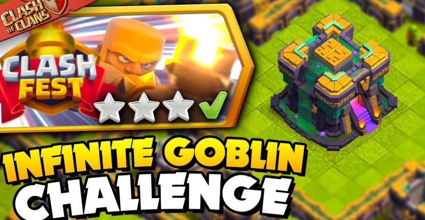 Easily 3 Star the Infinite Goblin Challenge (Clash of Clans) by Judo Sloth Gaming