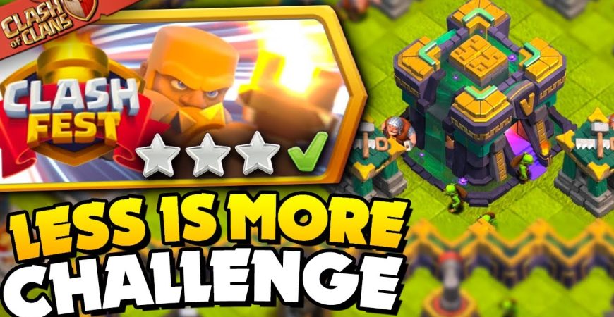 Easily 3 Star the Less is More Challenge (Clash of Clans) by Judo Sloth Gaming