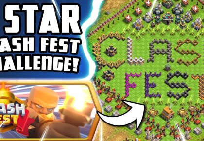 3 STAR CLASH FEST CHALLENGE EASILY! (Super Easy) | Clash of Clans by Sir Moose Gaming