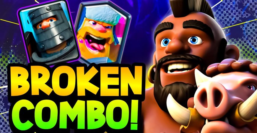 🚨INSANE NEW HOG RIDER COMBO DECK! YOU MUST TRY!🚨 by Clash With Ash