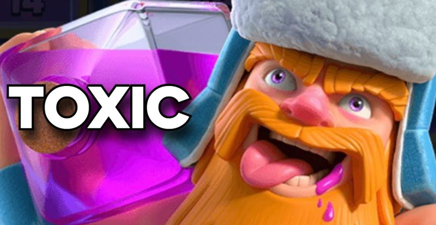 Clash Royale but every match is a different toxic deck by B-rad