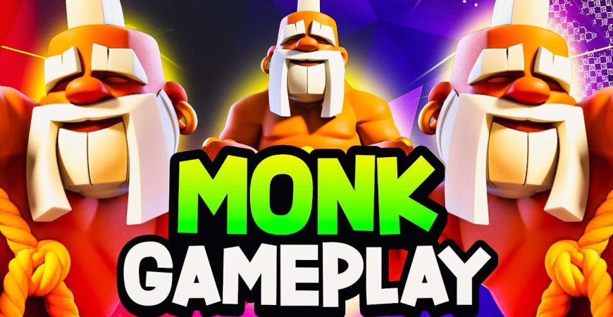 NEW MONK CHAMPION GAMEPLAY (ABSOLUTELY BROKEN!) by Clash With Ash
