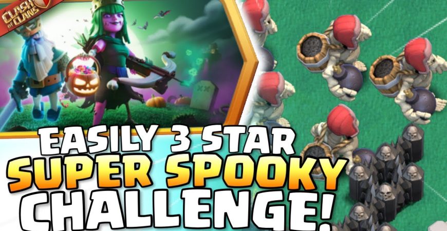 Easily 3 Star the Spooky Challenges (Clash of Clans) by Judo Sloth Gaming