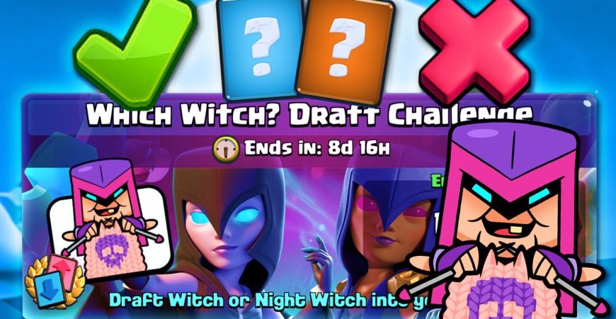WHICH WITCH DRAFT CHALLENGE but CHAT PICKS MY DRAFT! – Clash Royale by CLASHwithSHANE | Clash Royale