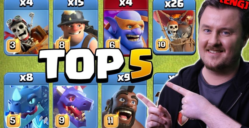 TOP 5 Most Used Strategies in Clash of Clans by iTzu [ENG] – Clash of Clans